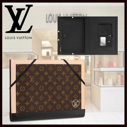 Louis Vuitton 2019 20AW Monogram Calfskin PouchesCosmetic Bags M68634 