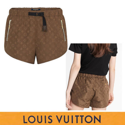 Louis Vuitton Iconic Monogram Sports Shorts In Technical Taffeta 1A83SE 