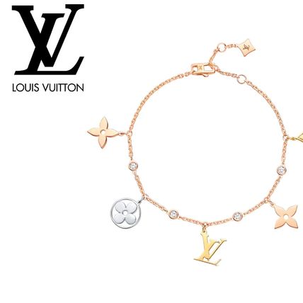 Louis Vuitton Idylle Blossom Charms Bracelet 3 Golds And Diamonds Q95689 