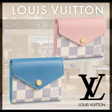Louis Vuitton DAMIER AZUR 2020 SS Zoe Wallet N60219N60292 
