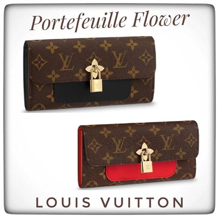 Louis Vuitton MONOGRAM 2020 SS Flower Wallet M62566 M62577 