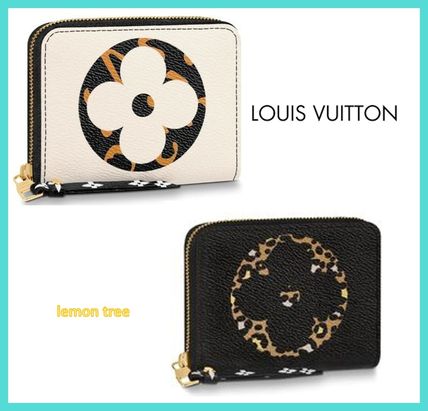 Louis Vuitton ZIPPY COIN PURSE 2019 20AW Monogram Leopard Patterns Blended Fabrics Small Wallet 