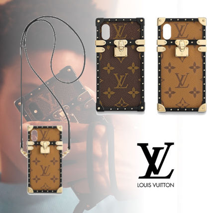 Louis Vuitton MONOGRAM Eye Trunk With Strap Iphone XXs M62619 M62618 