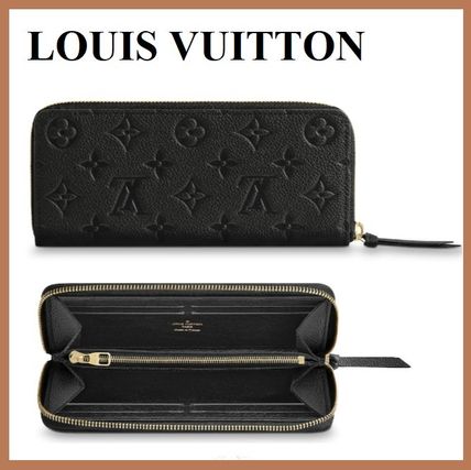 Louis Vuitton CLEMENCE 2020 SS Monogram Unisex Leather Long Wallet Logo Long Wallets M60171 