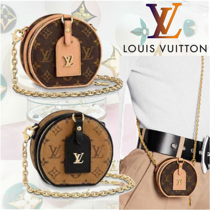 Louis Vuitton Casual Style 2WAY Plain Leather Elegant Style Logo 