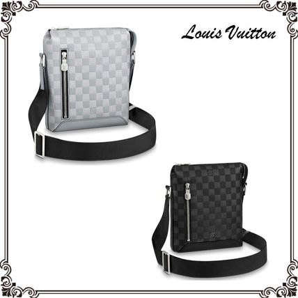 Louis Vuitton DAMIER INFINI 2019 SS Discovery Messenger Bb N40122 N40121 