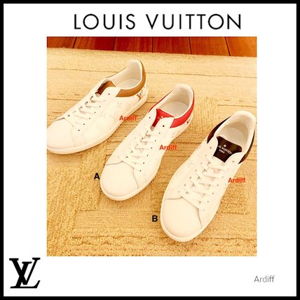 Louis Vuitton MONOGRAM 2020 SS Monogram Unisex Street Style Leather Logo Low Top Sneakers 1A5ZS3