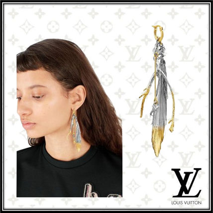 Louis Vuitton Lv Feathers Single Earring MP2410 