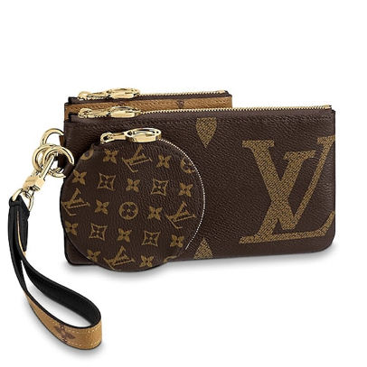 Louis Vuitton MONOGRAM Monogram Leather PouchesCosmetic Bags 