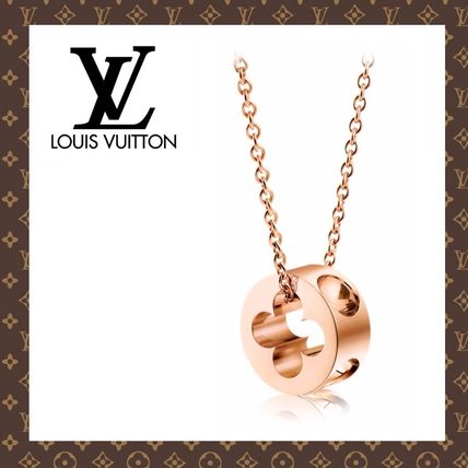 Louis Vuitton 2015 16AW Flower 18K Gold NecklacesPendants 