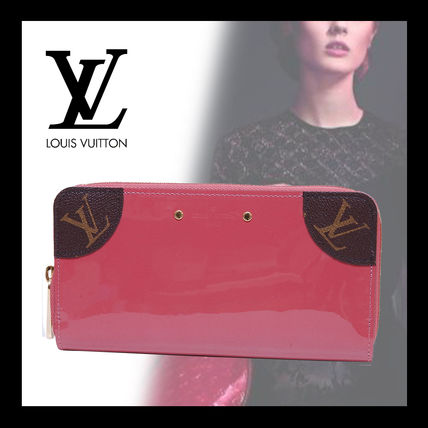 Louis Vuitton VENICE Long Wallet Logo Long Wallets 