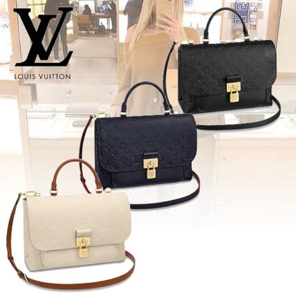 Louis Vuitton MARIGNAN 2019 SS Monogram Casual Style Leather Elegant Style Crossbody Logo M44549 M44545 M44544 