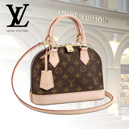 Louis Vuitton ALMA 2019 20AW Monogram Canvas 2WAY Leather Crossbody Shoulder Bags 