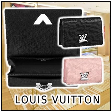 Louis Vuitton 2020 SS TWIST MULTICARTES noir rose ballerine card holders M68681 M68682 