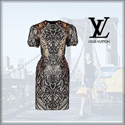 Louis Vuitton 2020 Cruise Jacquard Dress With Lacing Detail 1A62ML 