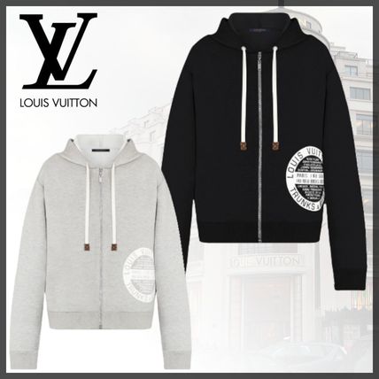 Louis Vuitton 2020 SS Lv Stamp Zip Up Hoodie 1A5TT2