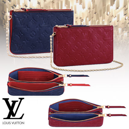 Louis Vuitton MONOGRAM Monogram Leather Logo PouchesCosmetic Bags M63916 M68574 