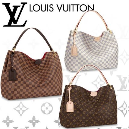 Louis Vuitton 2020 SS Monogram Casual Style Leather Elegant Style Logo Handbags M43703 N42233 N44045 
