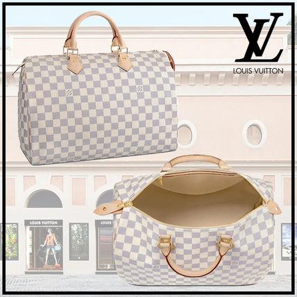 Louis Vuitton SPEEDY Leather BostonDuffles N41369 