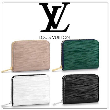 Louis Vuitton EPI 2020 SS Unisex Leather Long Wallet Logo Coin Cases 