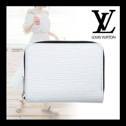 Louis Vuitton ZIPPY COIN PURSE Unisex Leather Long Wallet Small Wallet Logo Coin Cases 