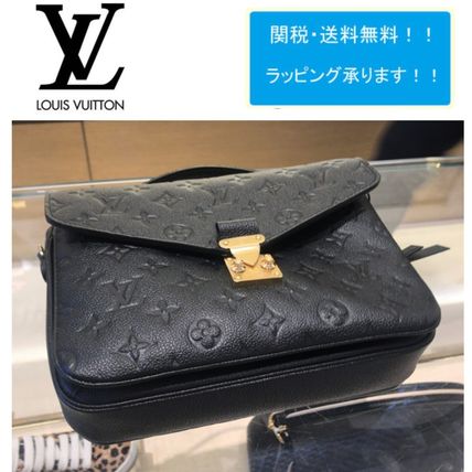 Louis Vuitton MONOGRAM EMPREINTE 2018 SS Monogram 2WAY Leather Crossbody Shoulder Bags M41487 