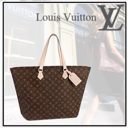 Louis Vuitton Monogram Leather Elegant Style Logo Handbags 