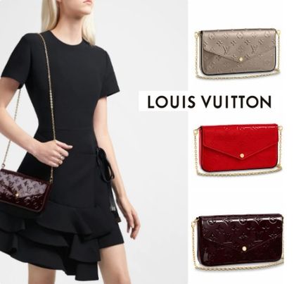 Louis Vuitton MONOGRAM VERNIS 2020 SS Felicie Pochette M68648 M61293 M61267 