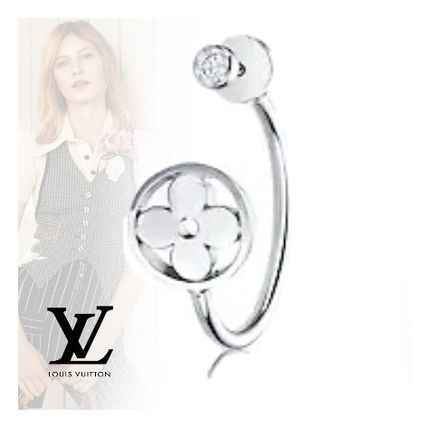 Louis Vuitton 2020 SS Idylle Blossom Small Hoop Earring White Gold And Diamond Q96333 