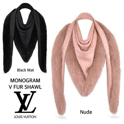 Louis Vuitton MONOGRAM Monogram Casual Style Unisex Wool Silk Street Style 