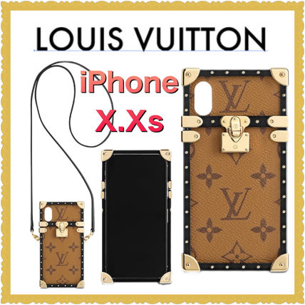 Louis Vuitton MONOGRAM 2018 SS Monogram iPhone X iPhone XS Logo Smart Phone Cases M62619 