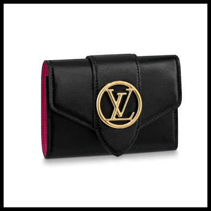 Louis Vuitton 2020 SS Unisex Leather Folding Wallet Small Wallet Logo 