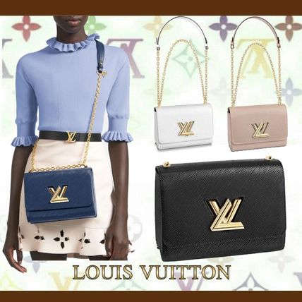 Louis Vuitton TWIST 2020 21AW Unisex Plain Leather Party Style Elegant Style Crossbody M53754 M53090 M55513 M54804 