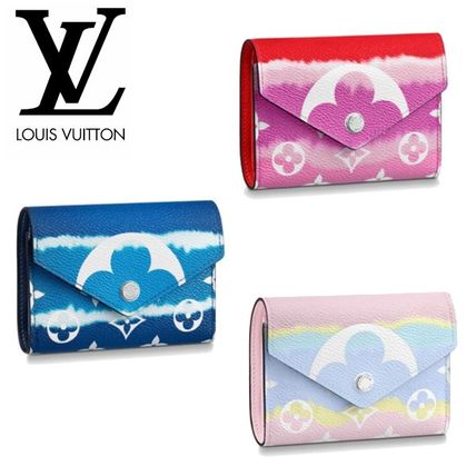 Louis Vuitton PORTEFEUILLE VICTORINE 2020 SS Monogram Bi color Folding Wallet Logo Folding Wallets M69112 M69113 M68842 