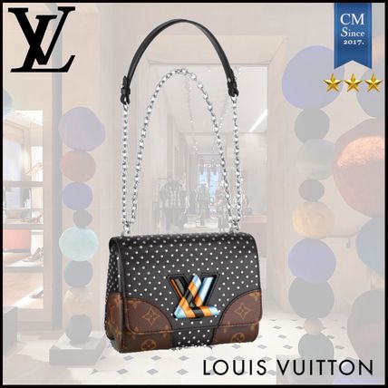 Louis Vuitton Monogram Canvas Chain Crossbody Logo Shoulder Bags 