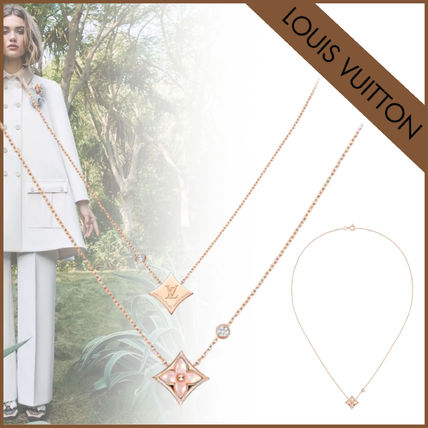 Louis Vuitton Casual Style Party Style 18K Gold Flower Tiaras Office Style Q93612 