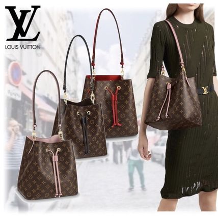 Louis Vuitton NEONOE Monogram Casual Style Leather Party Style Elegant Style Logo M44020 M44022 M44021 
