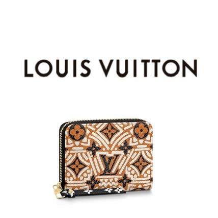 Louis Vuitton 2020 21AW Canvas Logo Coin Cases 