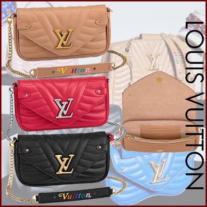 Louis Vuitton Louis Vuitton New Wave Chain Pochette M63929M63956M68479 