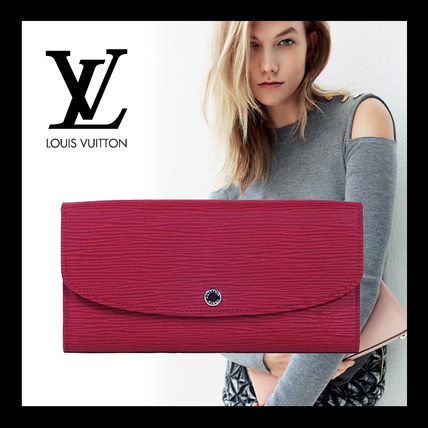 Louis Vuitton PORTEFEUILLE EMILIE Monogram Plain Logo Long Wallets 