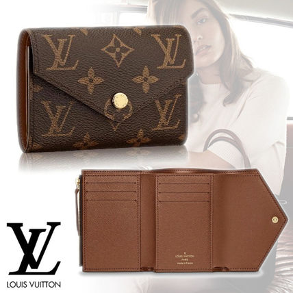 Louis Vuitton MONOGRAM 2020 SS Monogram Unisex Canvas Bi color Leather Folding Wallet M62472 