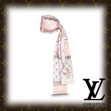 Louis Vuitton 2018 SS Monogram Elegant Style Lightweight ScarvesShawls 
