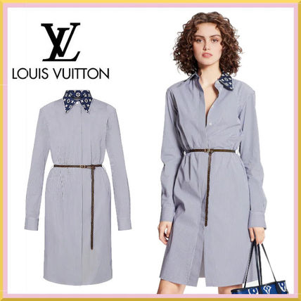 Louis Vuitton MONOGRAM 2020 SS Lv Escale Shirtdress 1A7SES 