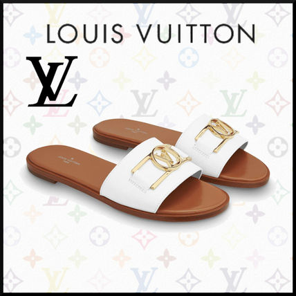 Louis Vuitton 2020 SS Casual Style Street Style Leather Flip Flops Mules Logo 1A650H 