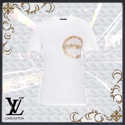 Louis Vuitton 2020 21AW U Neck Plain Cotton Medium Short Sleeves T Shirts 1A61GD 