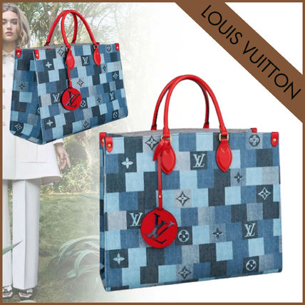 Louis Vuitton Monogram Casual Style A4 Office Style Logo Totes M44992 