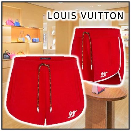 Louis Vuitton 2020 21AW 2020 21 AW RETRO MINI SHORTS red more shorts 1A83GM 