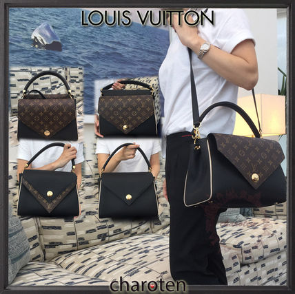 Louis Vuitton MONOGRAM 2017 SS Monogram Calfskin Blended Fabrics 3WAY Bi color 
