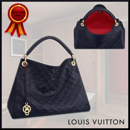 Louis Vuitton MONOGRAM EMPREINTE 2020 SS Monogram Casual Style A4 Bi color Leather Office Style 