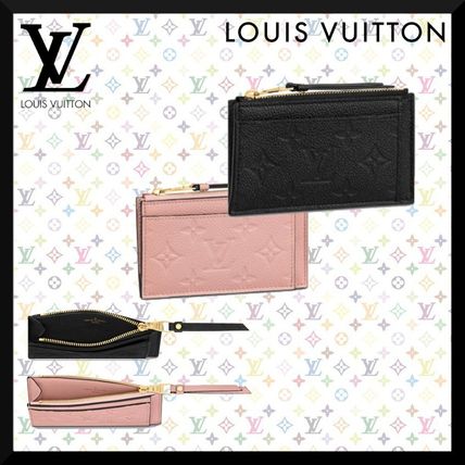 Louis Vuitton 2020 SS Monogram Unisex Blended Fabrics Plain Leather Long Wallet M68339 M67853 